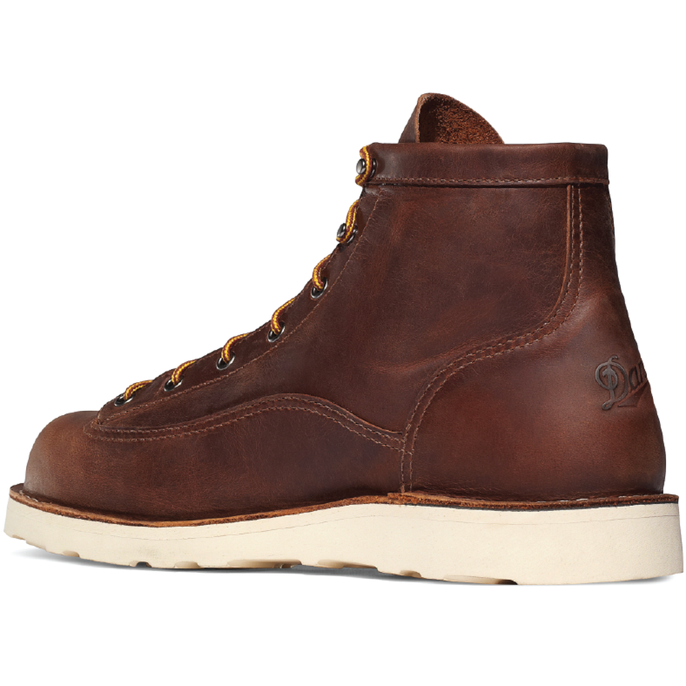 nan Danner Men's Bull Run 6 Inch Soft Toe Work Boot, nan: 7.5, nan: EE, nan: nan
