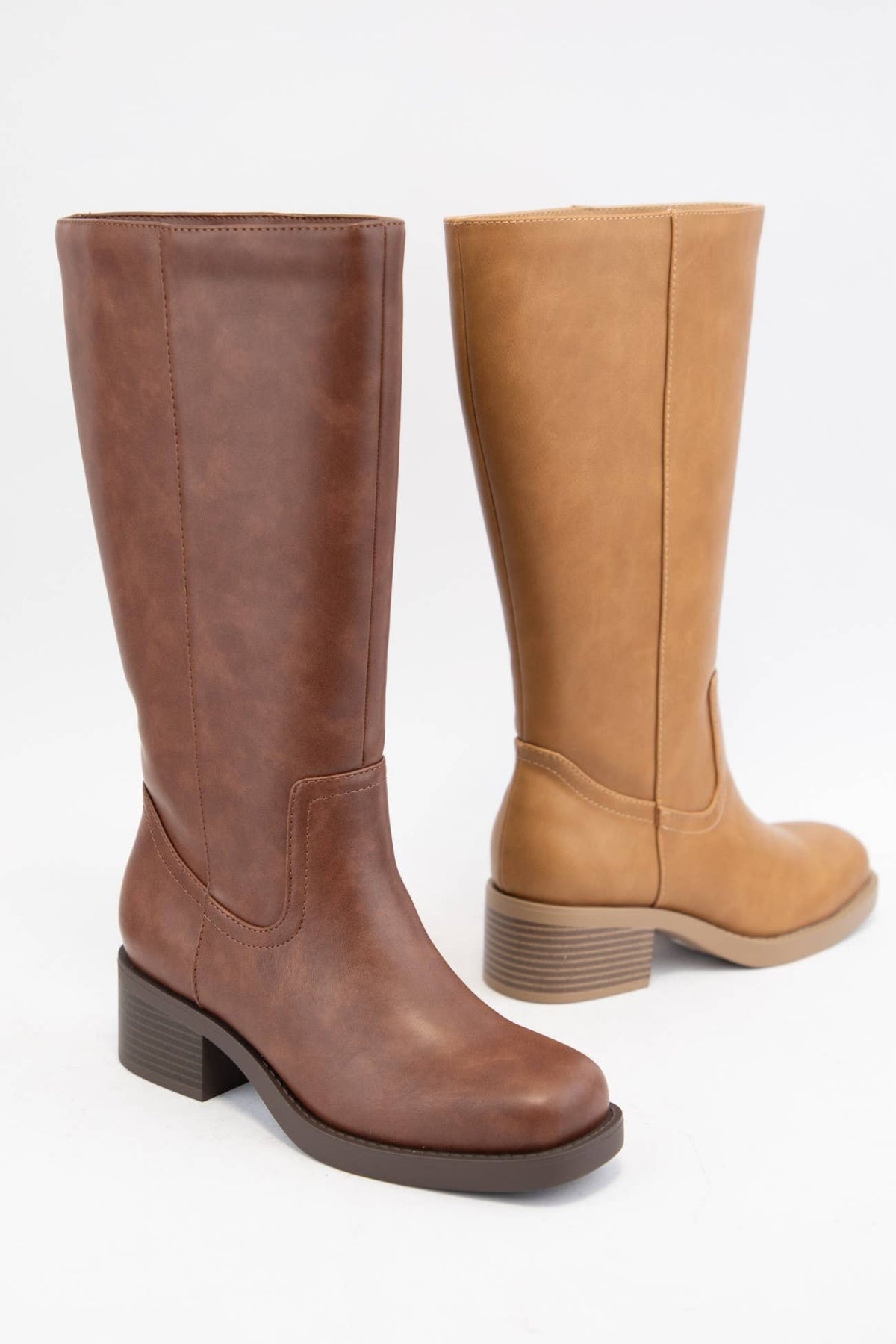 CCOCCI Women's Belvin Tall Block-Heel Boots