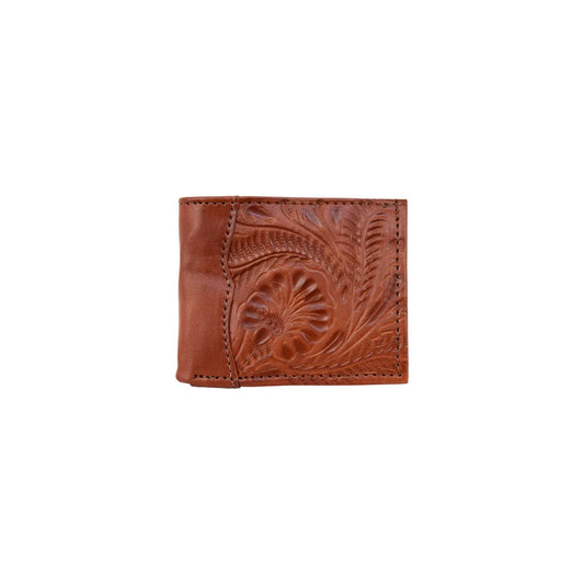 Men's Wallet: Medium Brown / 100% Genuine Full Grain Leather