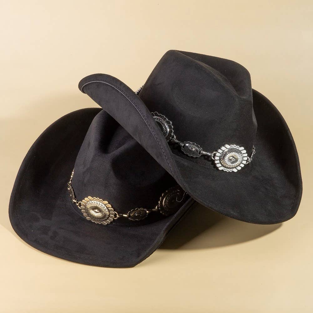 Western Concho Cowboy Hat: GBK