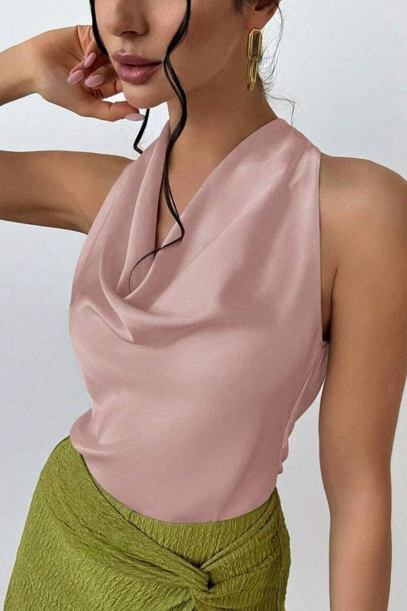 Soli Echo Sleek Halter Tank Top