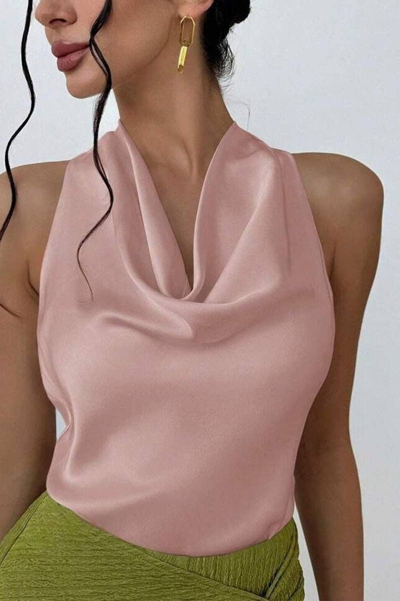 Soli Echo Sleek Halter Tank Top