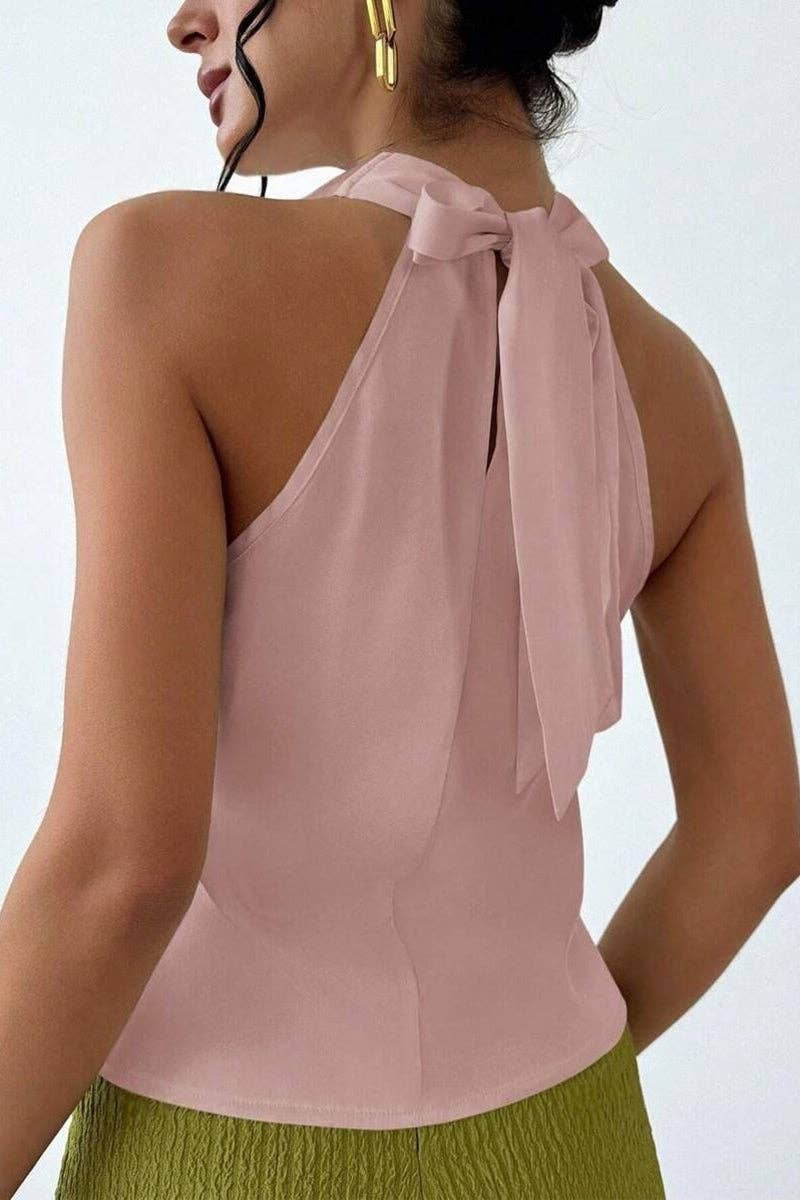 Soli Echo Sleek Halter Tank Top
