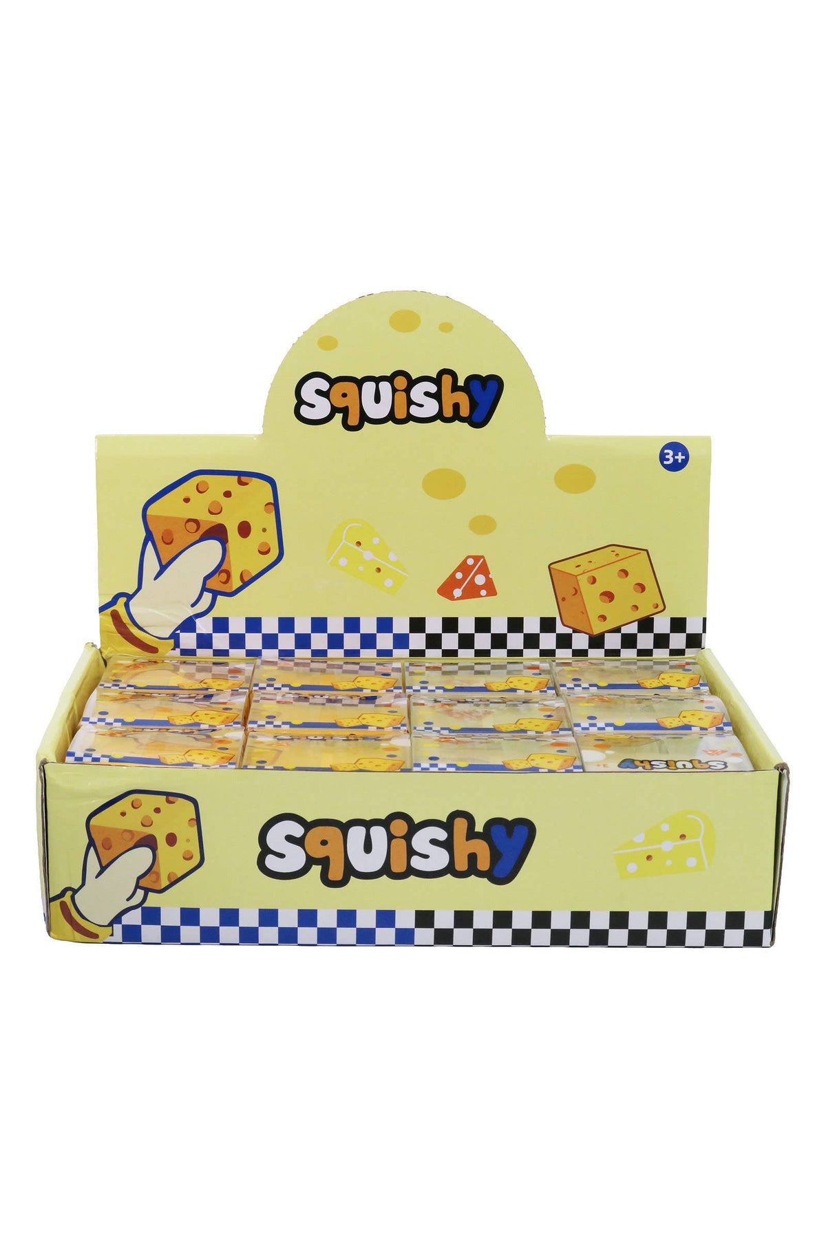 Cap Zone Mini Cheese Zero Rebound Crunchy Bead Slime Filled Squishy – Assorted