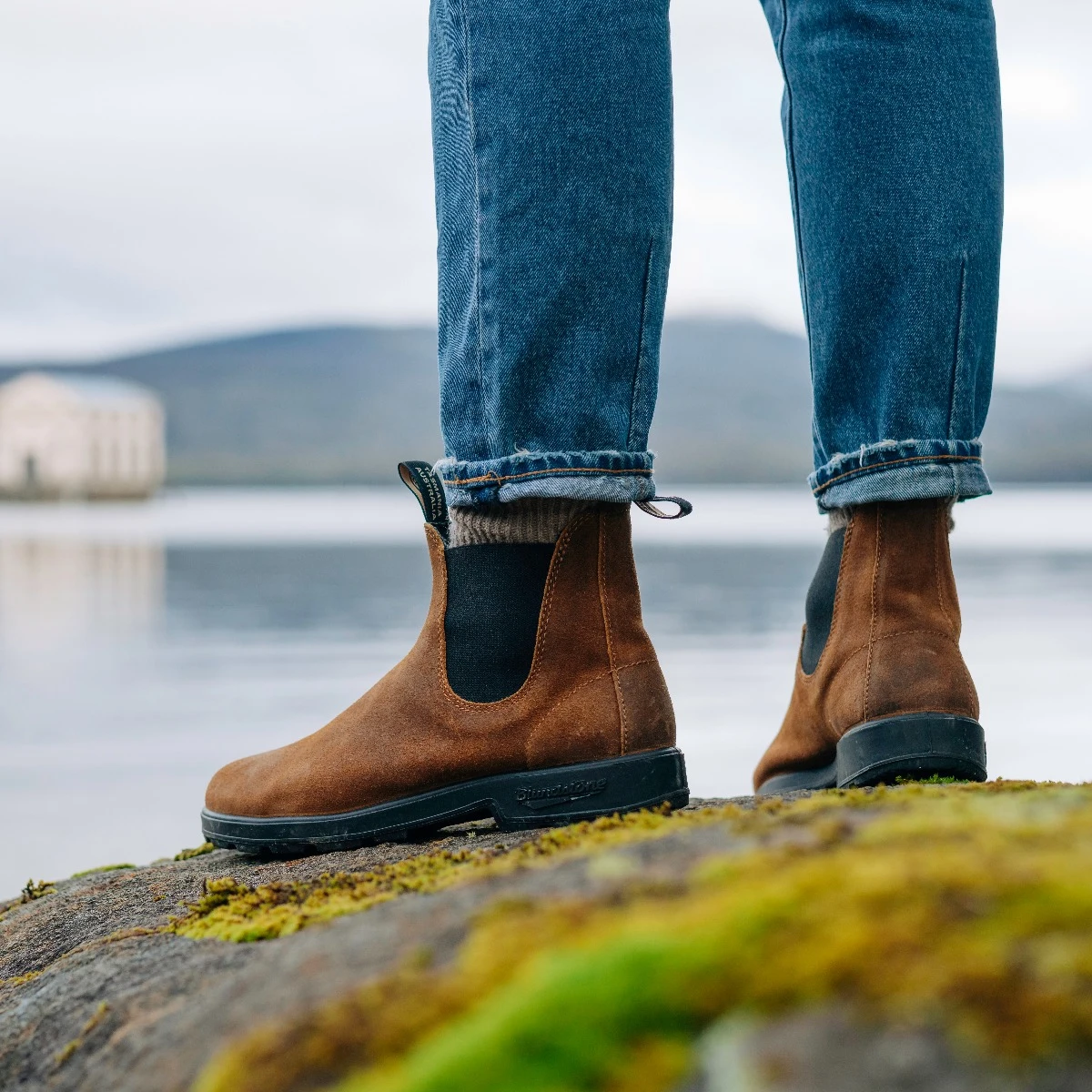 nan Blundstone Women's Original Chelsea Boot Tobacco, nan: 4.5/US 7, nan: M, nan: nan