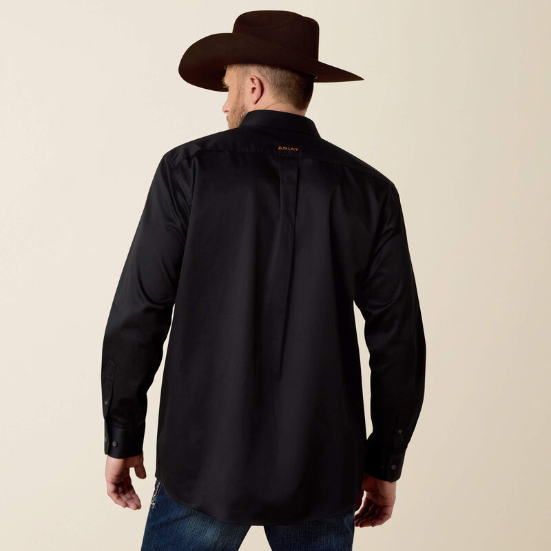 nan Ariat Men's Solid Twill Core Classic Long Sleeve  Button Down Dress Shirt, nan: MEDIUM, nan: nan, nan: nan
