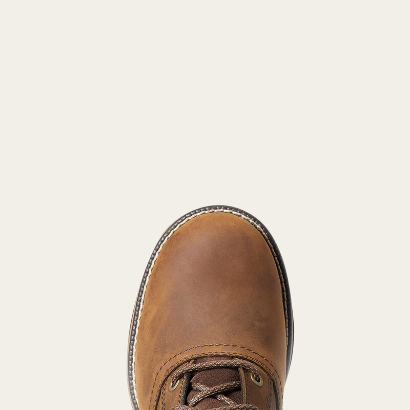 Ariat Womens Anthem Round/Soft Toe Lacer Waterproof Work Boot