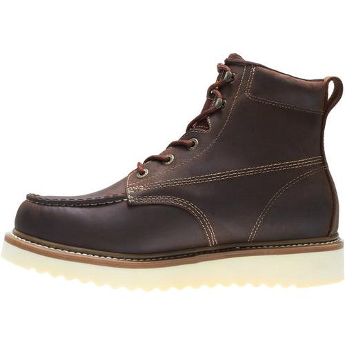 nan Wolverine Men's Loader 6 Inch Soft Toe Wedge Work Boot, nan: 8.5, nan: XW, nan: nan