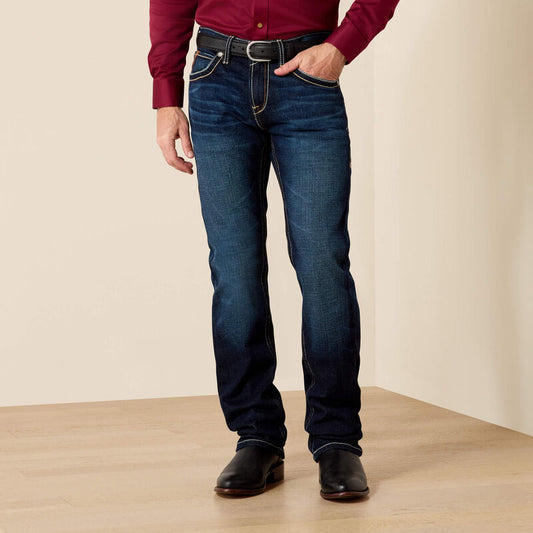 ARIAT Ariat Men's M7 Rocker Concord Stretch Stackable Straight Leg Jean, Waist: 28", Length: 30", nan: nan