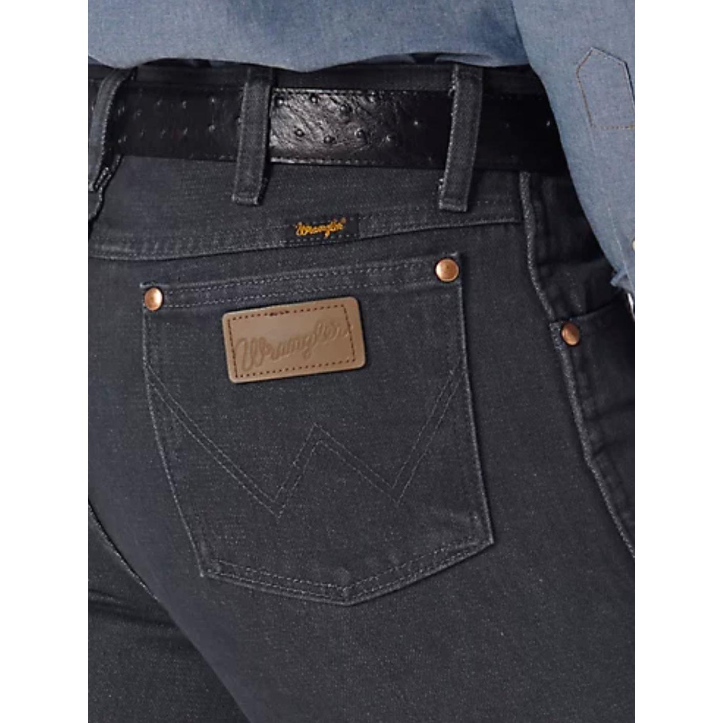 nan Wrangler Cowboy Cut Slim Fit Prewashed Jean - Shadow Black, nan: 30, nan: 36, nan: nan