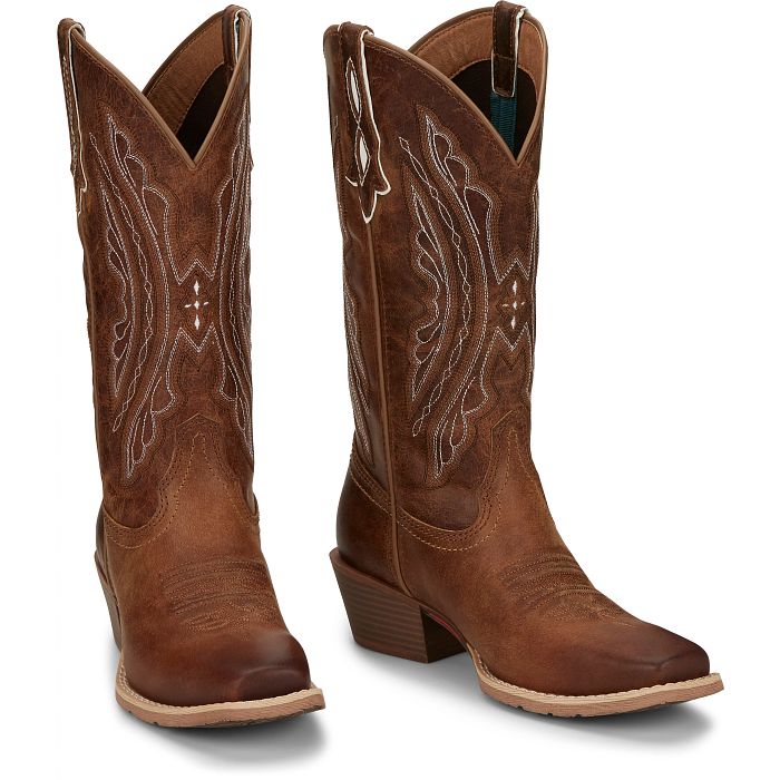 nan Justin Women's Rein 12 Inch Western Boot, nan: 7.5, nan: B, nan: nan