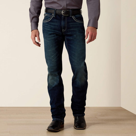 ARIAT Ariat Men's M5 Slim Stretch Coltrane Stackable Straight Leg Jean, Waist: 28", Length: 30", nan: nan