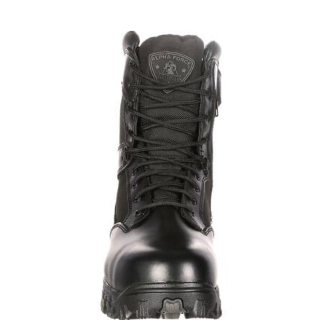 nan Rocky Men's Alpha Force Zipper Composite Toe Public Service Boot, nan: 8, nan: M, nan: nan