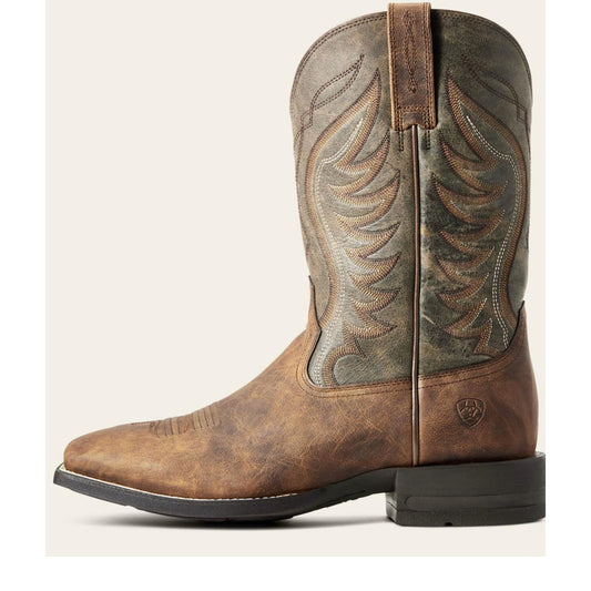 nan Ariat Men's Amos Western Boot Sorrel Crunch, nan: 7, nan: EE, nan: nan