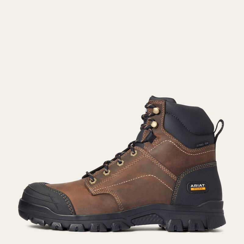 nan Ariat Men's Treadfast 6 Inch Steel Toe Work Boot, nan: 7, nan: EE, nan: nan