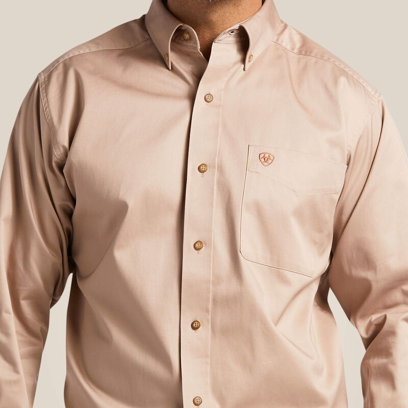 nan Ariat Men's Solid Twill Core Classic Long Sleeve  Button Down Dress Shirt, nan: X-LARGE, nan: nan, nan: nan
