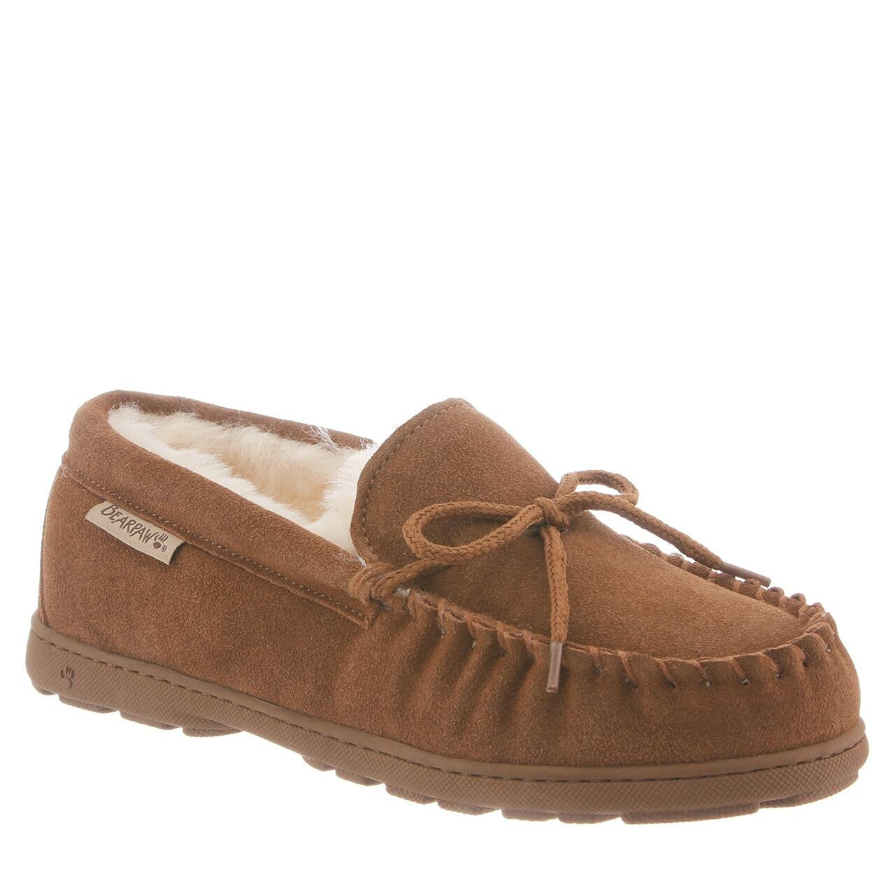 Bearpaw Bearpaw Women's Mindy Moc Slipper Hickory, Size: 6, nan: nan, nan: nan