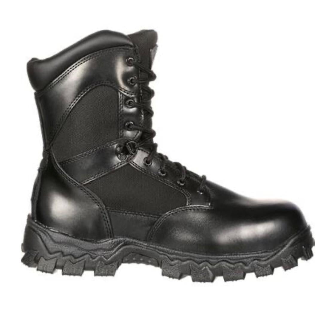 nan Rocky Men's Alpha Force Zipper Composite Toe Public Service Boot, nan: 7.5, nan: M, nan: nan