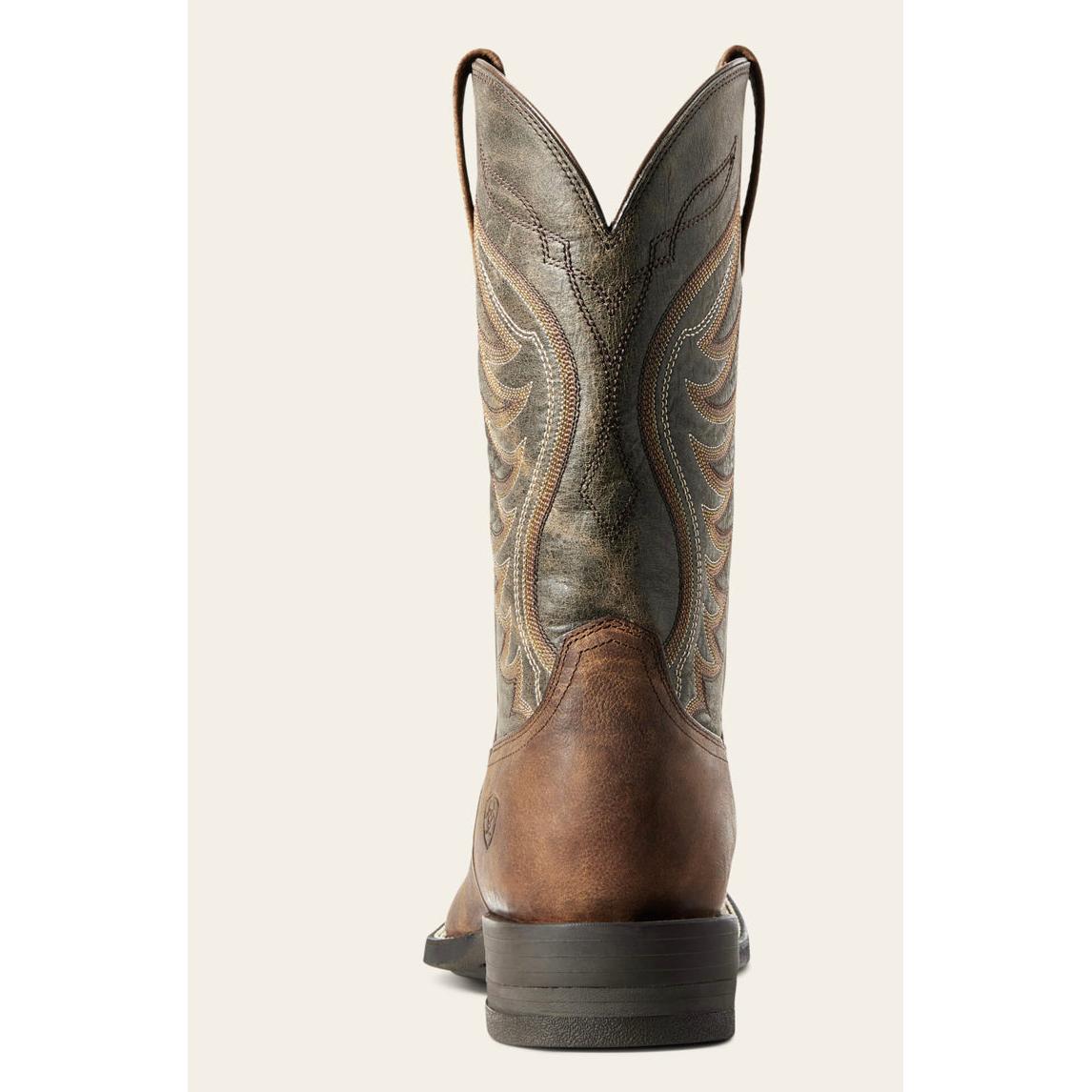 nan Ariat Men's Amos Western Boot Sorrel Crunch, nan: 8, nan: D, nan: nan