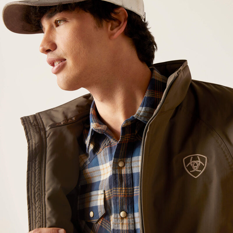 nan Ariat Men's Team Insulated Jacket Banyon Bark, nan: 3X-LARGE, nan: nan, nan: nan