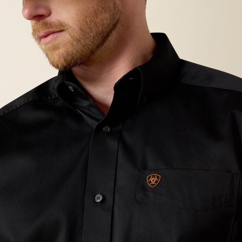 nan Ariat Men's Solid Twill Core Classic Long Sleeve  Button Down Dress Shirt, nan: LARGE, nan: nan, nan: nan