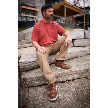 nan Wolverine Men's Trade Wedge 6 Inch Soft Toe Wedge Sole Work Boot, nan: 8, nan: M, nan: nan