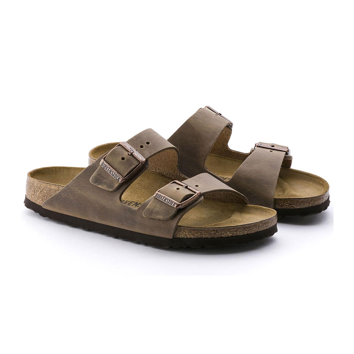 nan Birkenstock Arizona 2-Strap Sandal Soft Footbed Unisex Sandal Tabacco Brown, nan: 38, nan: R, nan: nan