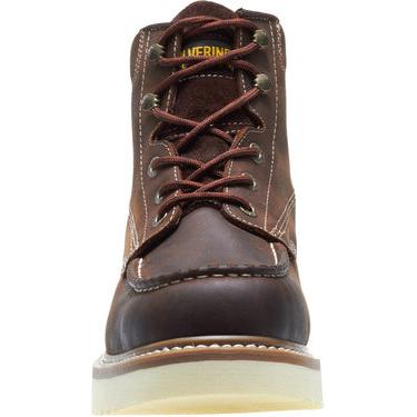 nan Wolverine Men's Loader 6 Inch Soft Toe Wedge Work Boot, nan: 9, nan: M, nan: nan