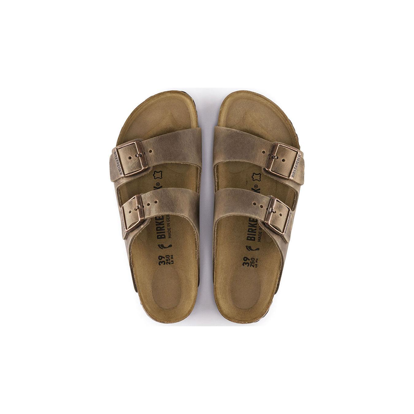 nan Birkenstock Arizona 2-Strap Sandal Soft Footbed Unisex Sandal Tabacco Brown, nan: 41, nan: R, nan: nan