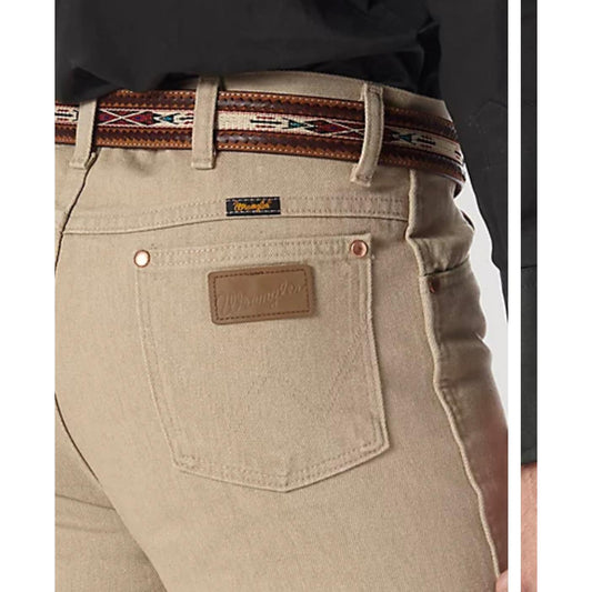 nan Wrangler Mens Cowboy Cut Slim Fit Prewashed Jeans Tan, nan: 30, nan: 32, nan: nan