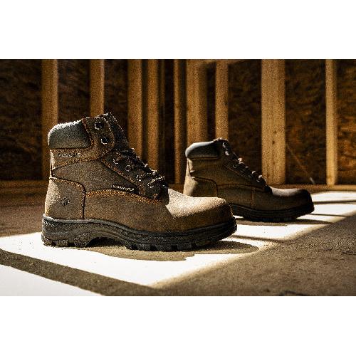 nan Wolverine Men's Carlsbad 6 Inch Steel Toe Work Boot, nan: 9, nan: W, nan: nan