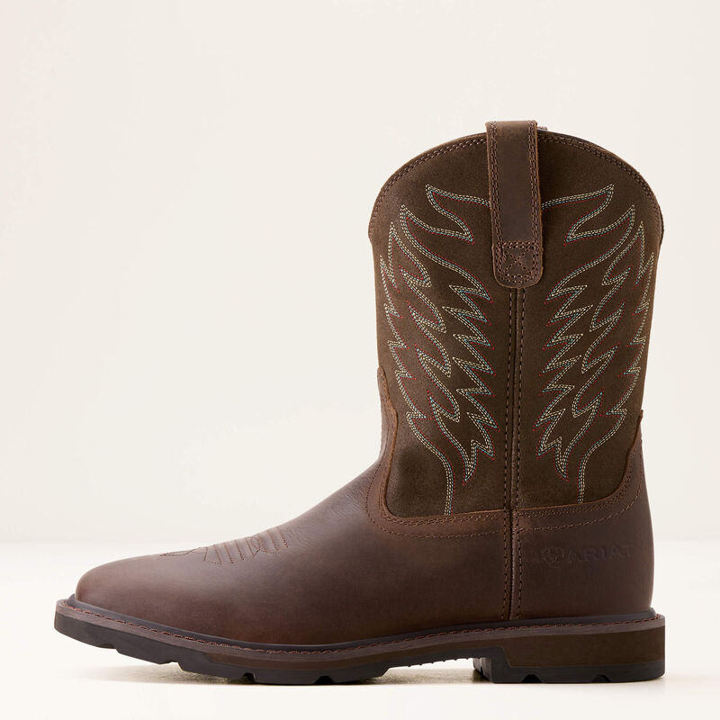 nan Ariat Men's Groundbreaker Soft Toe Pull On Work Boot, nan: 7.5, nan: D, nan: nan