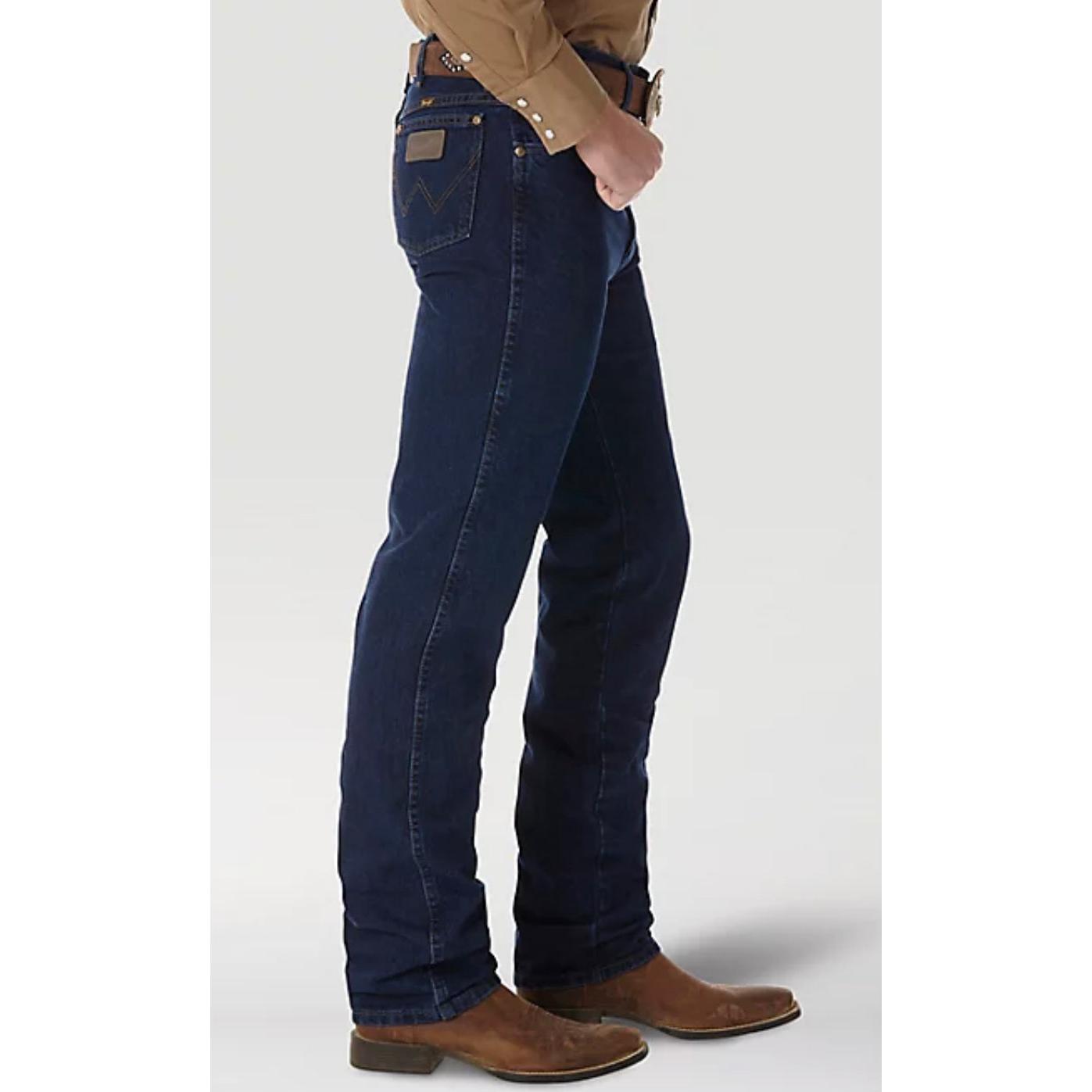 nan Wrangler Mens Cowboy Cut Slim Fit Jeans Dark Stone, nan: 30, nan: 32, nan: nan