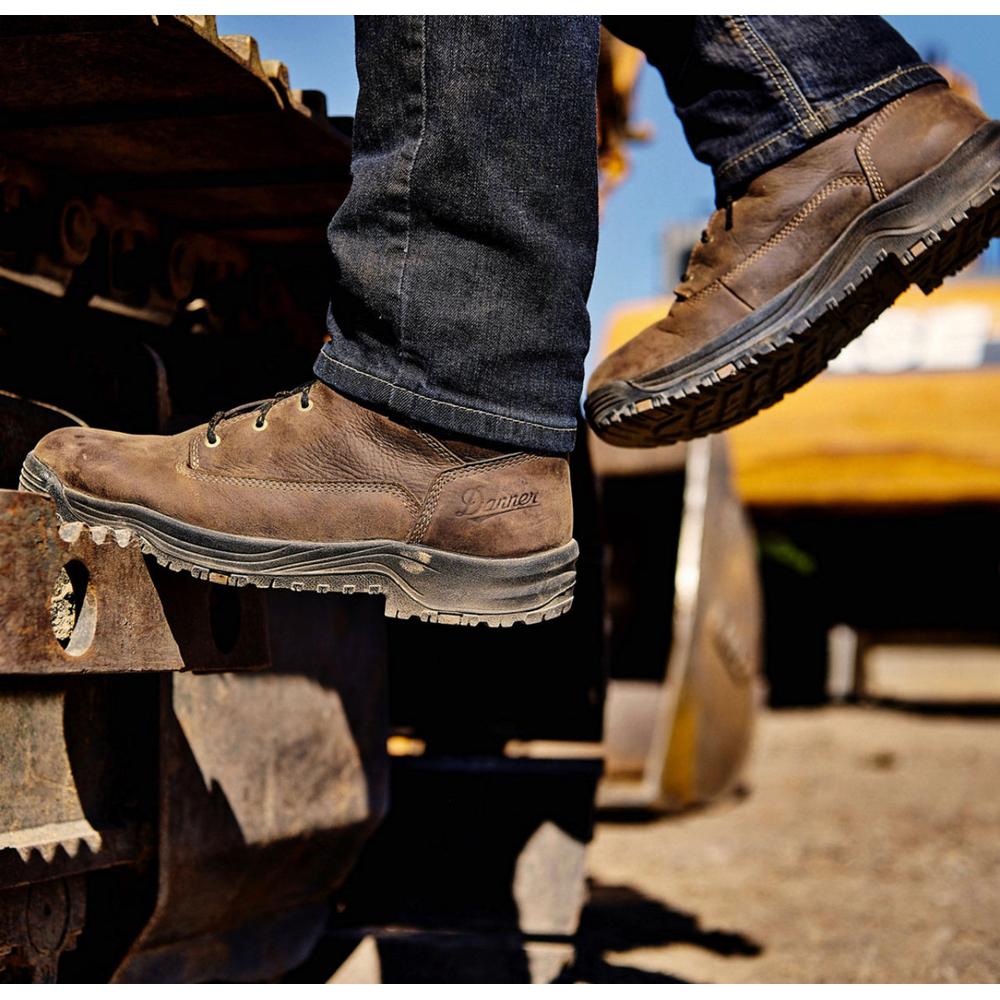 nan Danner Men's Caliper 6 Inch Aluminum Toe  Work Boot, nan: 8, nan: EE, nan: nan