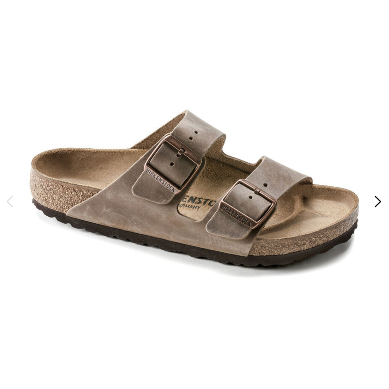 nan Birkenstock Arizona 2-Strap Sandal Soft Footbed Unisex Sandal Tabacco Brown, nan: 43, nan: R, nan: nan