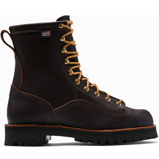 nan Danner Men's 8 Inch Rain Forest Boot Brown, nan: 7.5, nan: D, nan: nan