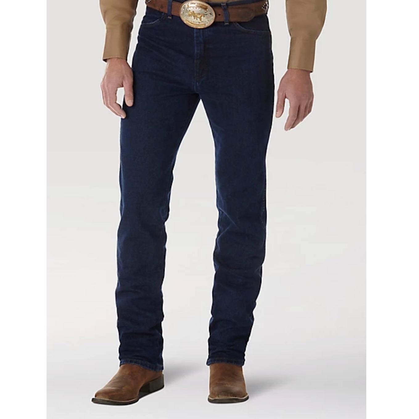 Wrangler Wrangler Mens Cowboy Cut Slim Fit Jeans Dark Stone, Waist: 30, Length: 30, nan: nan