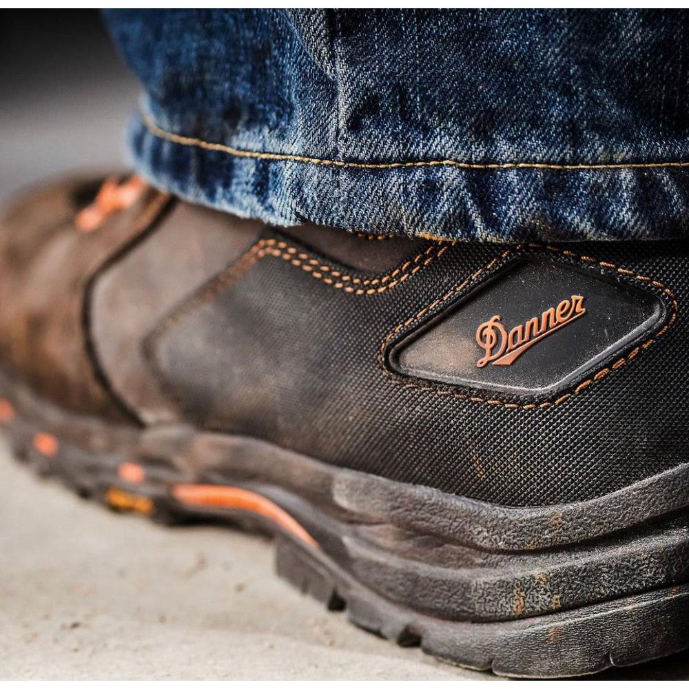nan Danner Men's Vicious 4.5 Inch Soft Toe Work Boot, nan: 7.5, nan: D, nan: nan