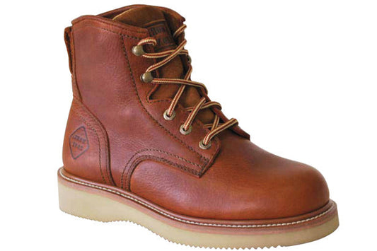 Work Zone Mens 6 Inch Crepe Sole Soft Toe Work Boot