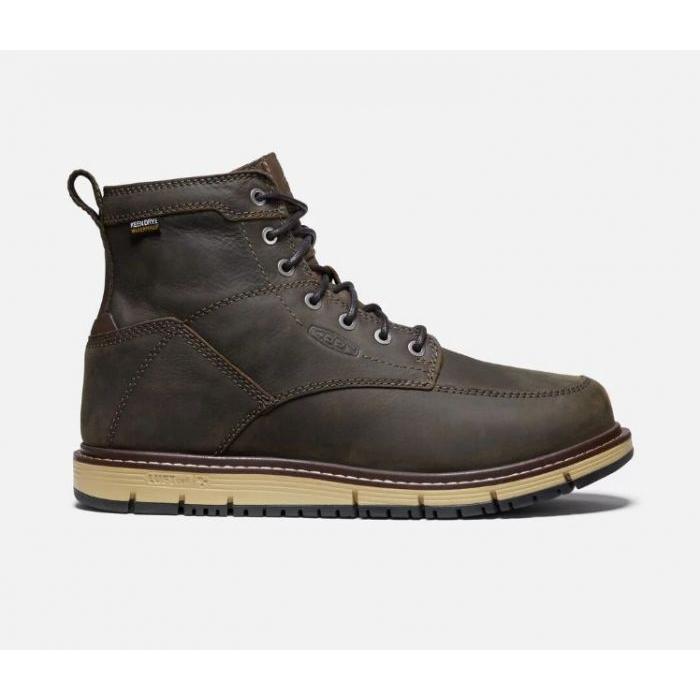 nan Keen Men's San Jose Wedge 6 Inch Soft Toe WP Work Boot, nan: 7, nan: EE, nan: nan