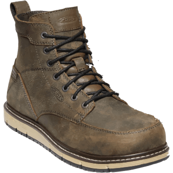Keen Keen Men's San Jose Wedge 6 Inch Aluminum Safety Toe Work Boot, Size: 7, Width: D, nan: nan